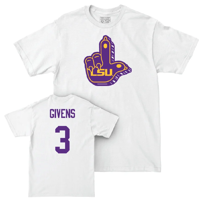 Men's basketball T-shirt stitched details -Men's Basketball "L" Paw Tee  - Curtis Givens