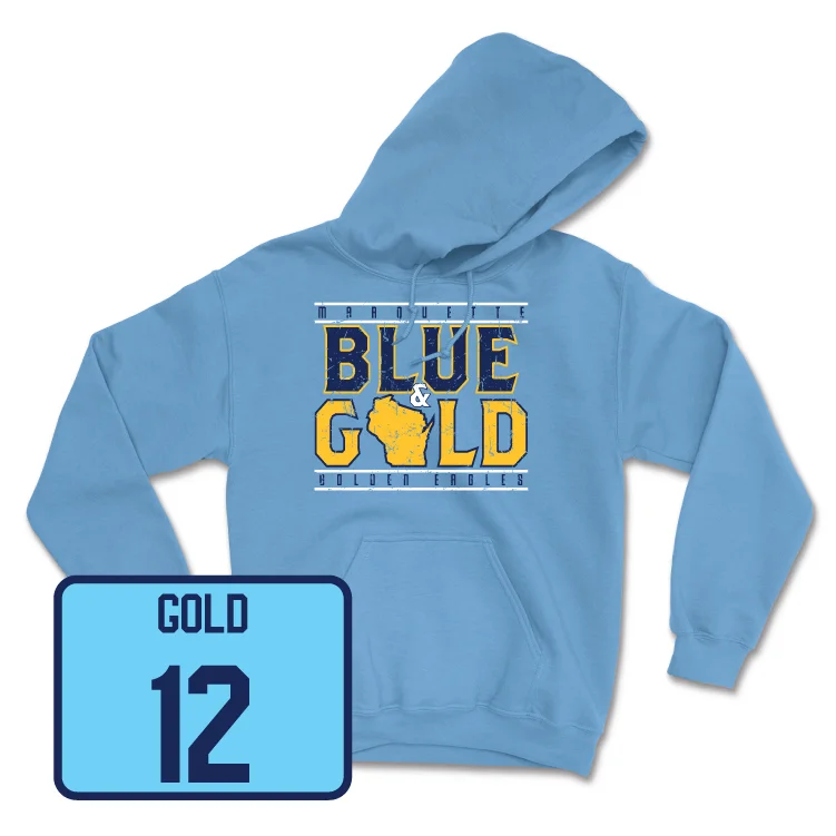 Men's hoodies stretch-cozy -Championship Blue Men's Basketball State Hoodie - Ben Gold