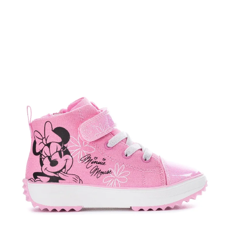 Basketball shoes luxury -Minnie Mouse Lugged High Top - Toddler