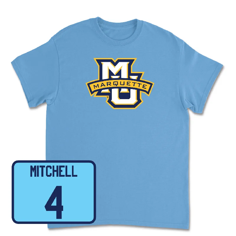 Men's basketball T-shirt budget range -Championship Blue Men's Basketball Marquette Tee - Stevie Mitchell