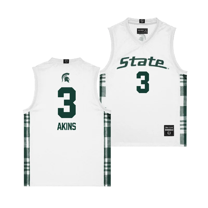 Men's basketball uniform performance jersey -EXCLUSIVE: MSU Winter Edition Basketball Jersey - Jaden Akins