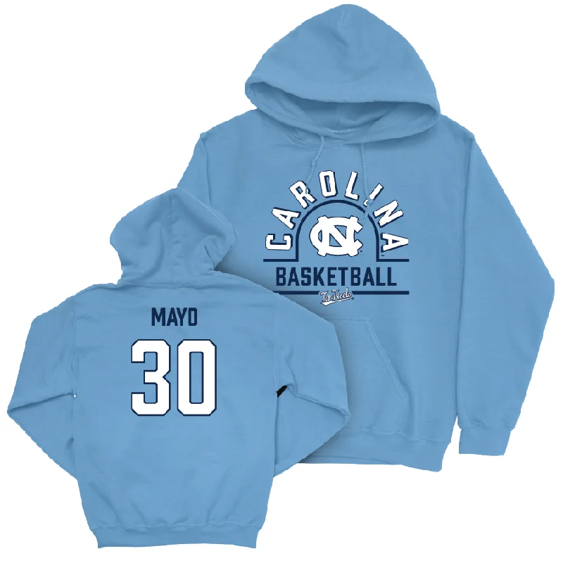 Men's hoodies reinforced -UNC Men's Basketball Carolina Blue Classic Hoodie  - Dante Mayo