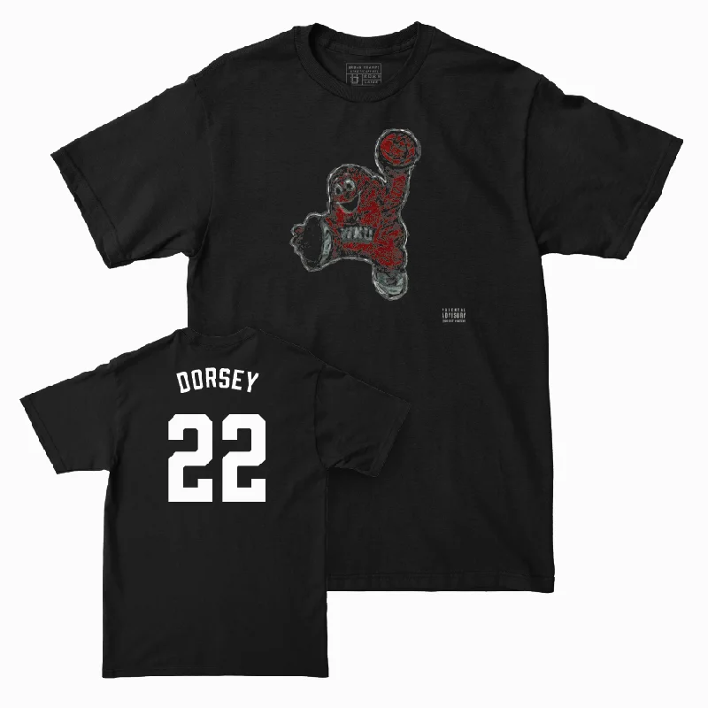 Men's basketball T-shirt sport special -WKU Men's Basketball Big Red Tee - Jaylen Dorsey | #22