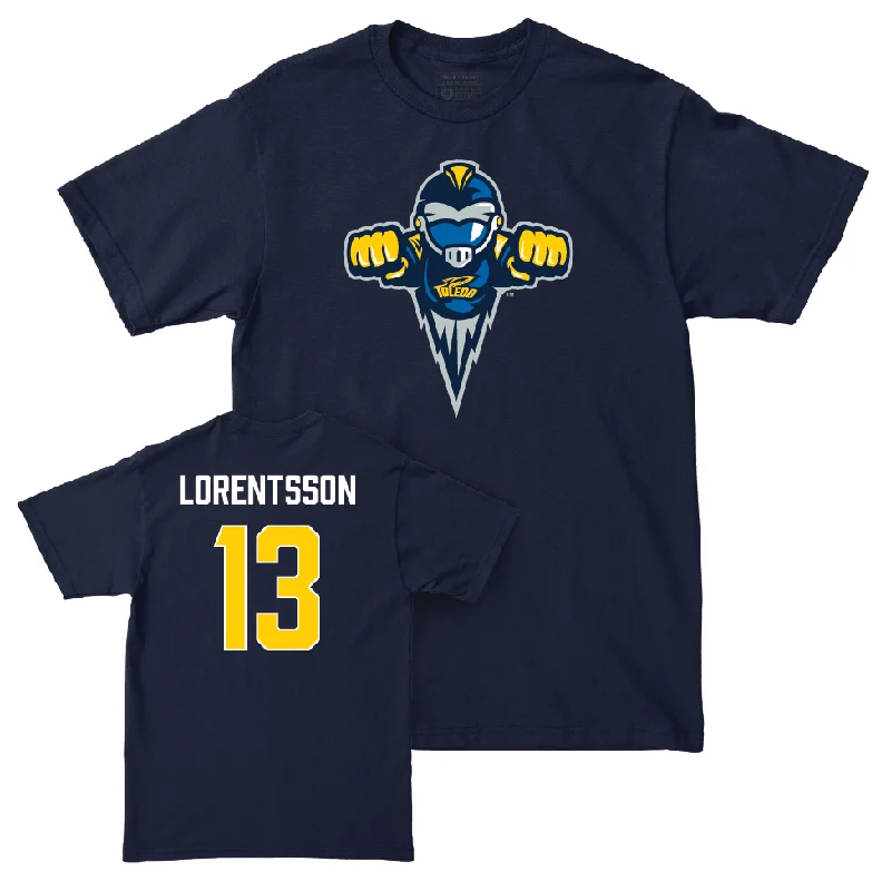 Men's basketball T-shirt elastic comfort -Toledo Men's Basketball Navy Legacy Tee - André Lorentsson | #13