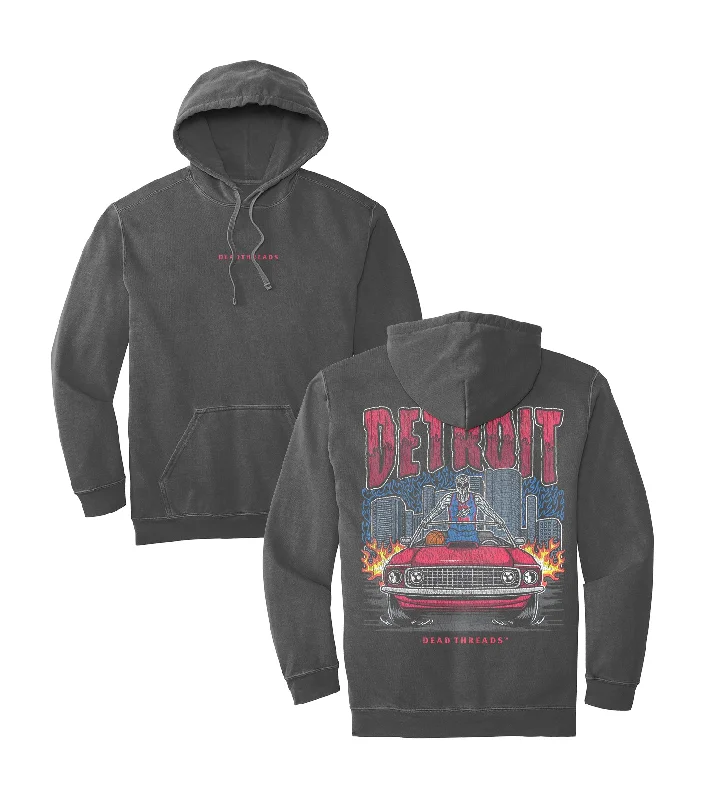 Men's hoodies stretch-cozy -DETROIT BASKETBALL - “DT ESSENTIAL" HOODIE