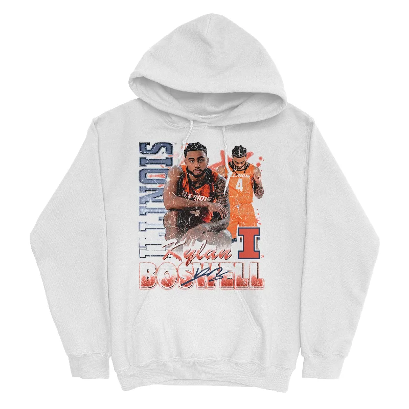 Men's hoodies seasonal -EXCLUSIVE RELEASE: Kylan Boswell Collection White Hoodie