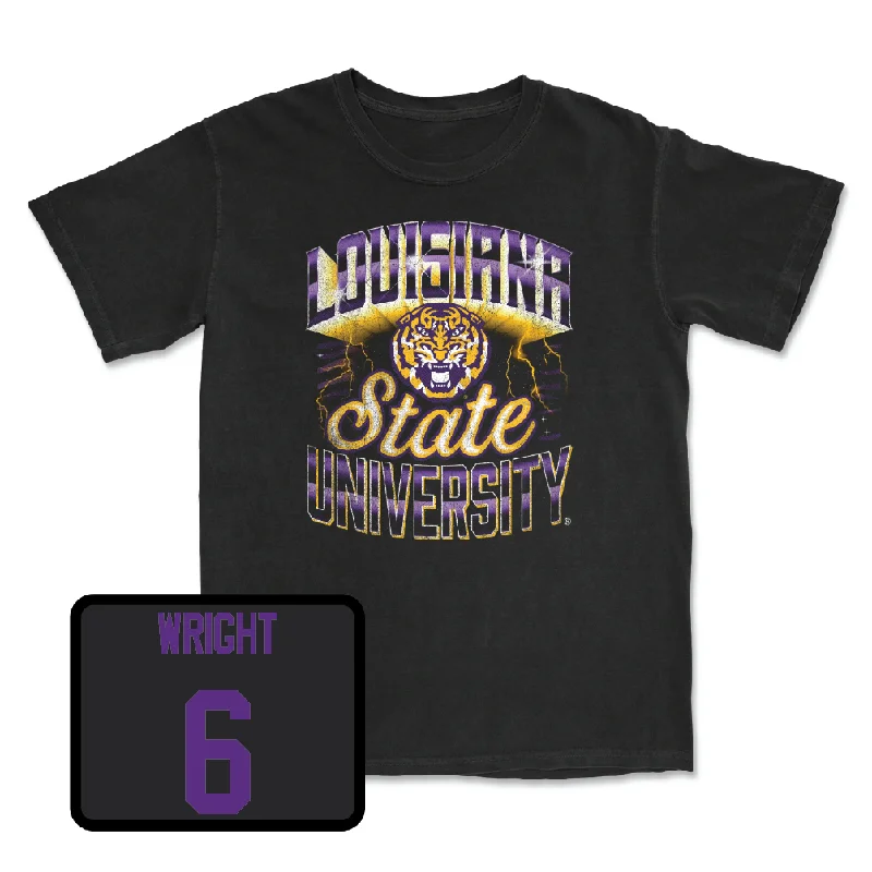 Men's basketball T-shirt pro outfit -Men's Basketball Black Streetwear Tee - Jordan Wright