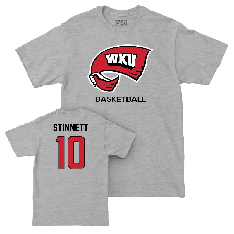 Men's basketball T-shirt pro deal -WKU Men's Basketball Sport Grey Classic Tee  - Cade Stinnett