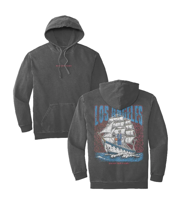 Men's hoodies lightweight -LOS ANGELES BASKETBALL - “DT ESSENTIAL" HOODIE