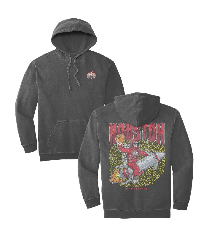 Men's hoodies premium -HOUSTON BASKETBALL - HOODIE