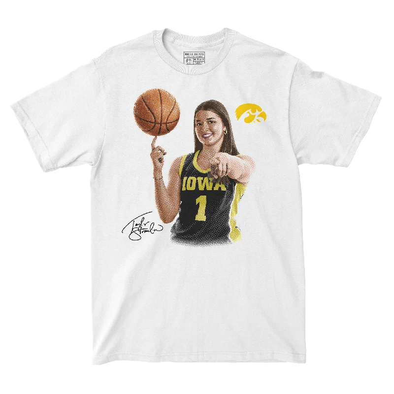 Men's basketball T-shirt promo code -EXCLUSIVE RELEASE: Taylor Stremlow Portrait White Tee