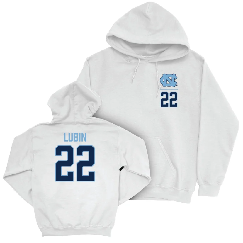 Men's hoodies moisture-design -UNC Men's Basketball White Logo Hoodie  - Ven-Allen Lubin