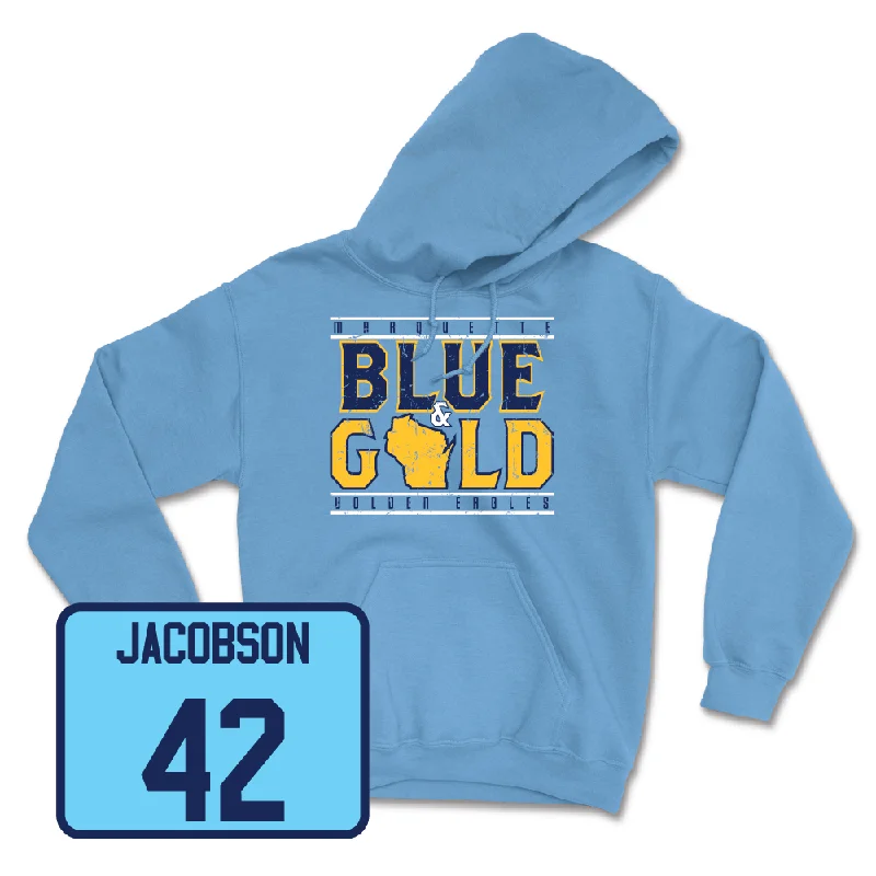 Men's hoodies performance-warmth -Championship Blue Men's Basketball State Hoodie  - Luke Jacobson