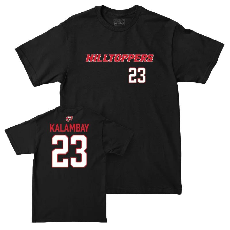 Men's basketball T-shirt quality clothing -WKU Men's Basketball Black Hilltoppers Tee - Enoch Kalambay | #23