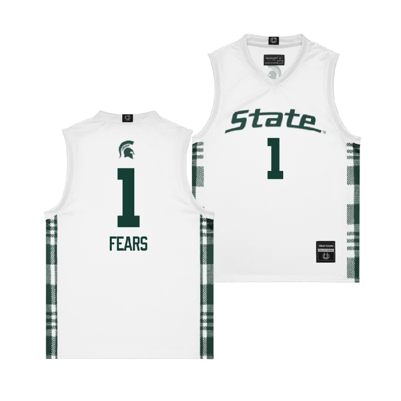 Men's basketball uniform elite performance -EXCLUSIVE: MSU Winter Edition Basketball Jersey  - Jeremy Fears