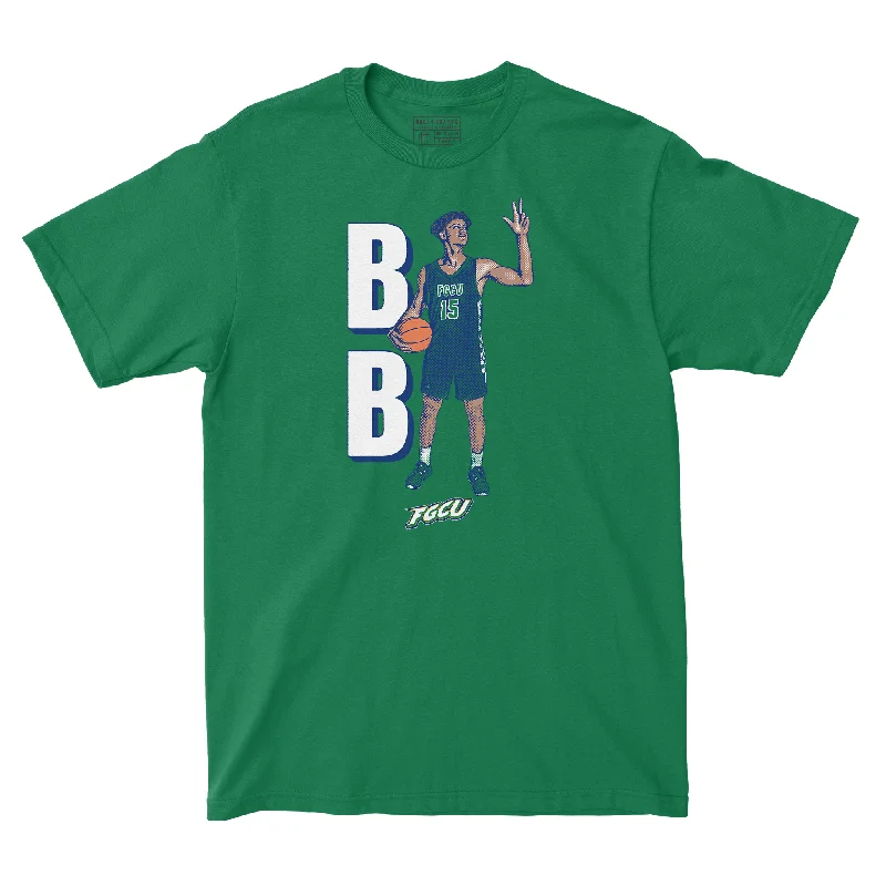 Men's basketball T-shirt cool outfit -EXCLUSIVE RELEASE: BB Washington Illustrated Kelly Green Tee