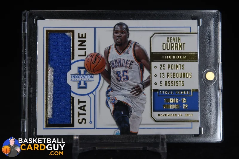 Men's basketball uniform sports apparel -Kevin Durant 2013-14 Innovation Stat Line Jerseys Prime #/25