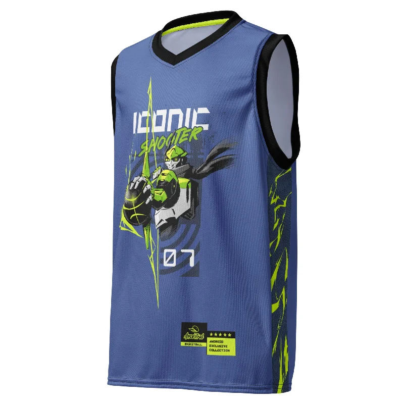 Men's basketball uniform lightweight design -Iconic Shooter-2.1 Basketball Unisex Jersey