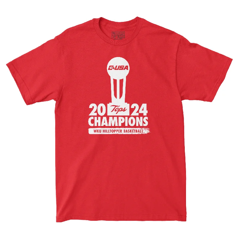 Men's basketball T-shirt performance package -EXCLUSIVE RELEASE: WKU Men’s Basketball Celebration Red Tee