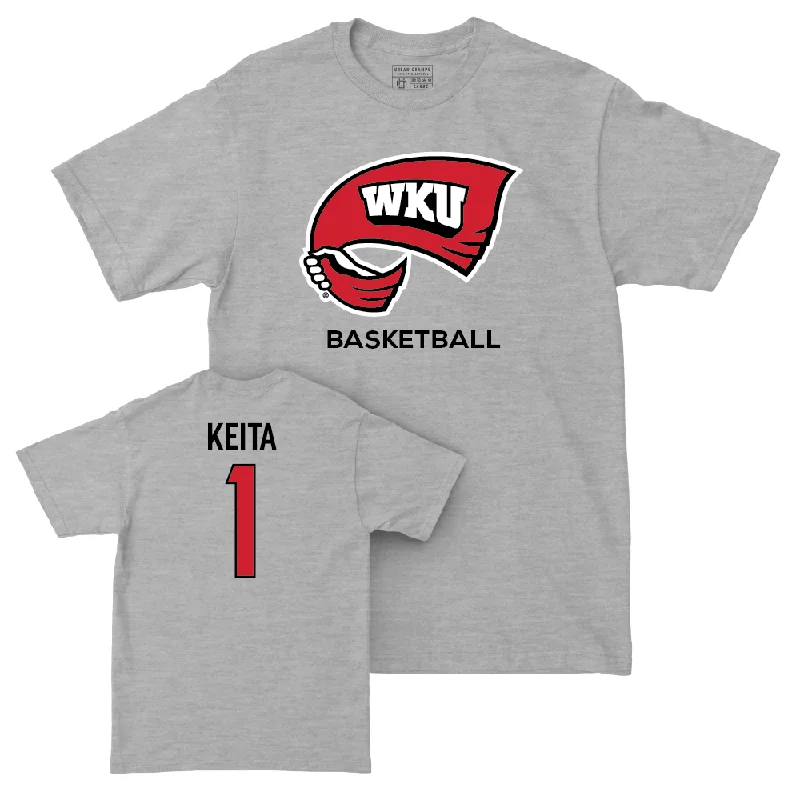 Men's basketball T-shirt squad bundle -WKU Men's Basketball Sport Grey Classic Tee   - Blaise Keita