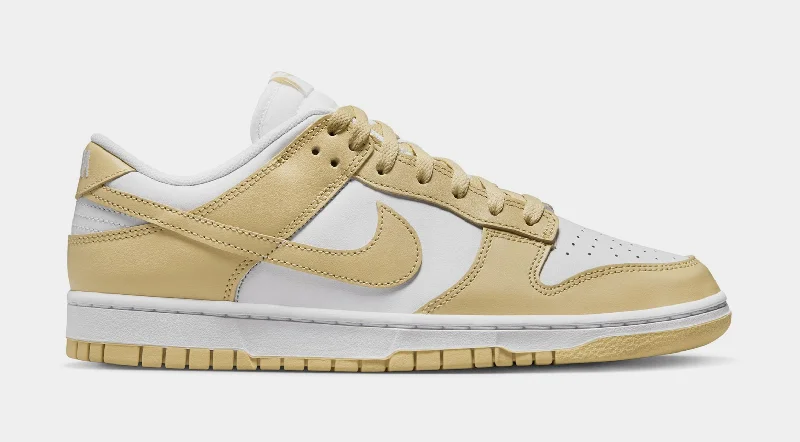 Basketball shoes clearance -Dunk Low Team Gold Mens Lifestyle Shoes (Gold/White)