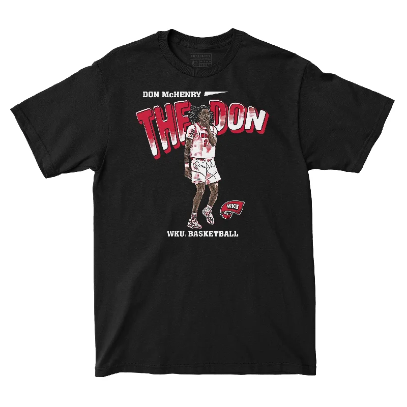 Men's basketball T-shirt quality deal -EXCLUSIVE RELEASE - Don McHenry Illustrated Tee in Black