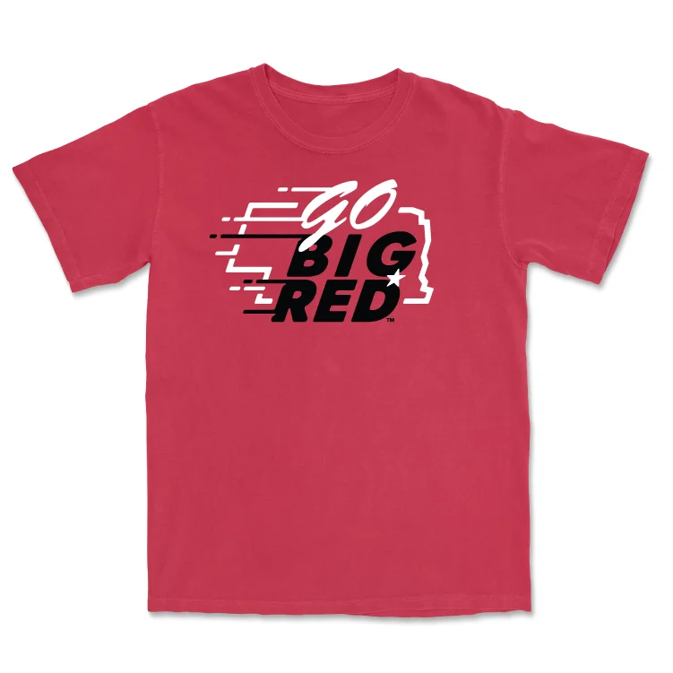 Men's basketball T-shirt athletic kit -Red Men's Basketball GBR Tee - Rienk Mast