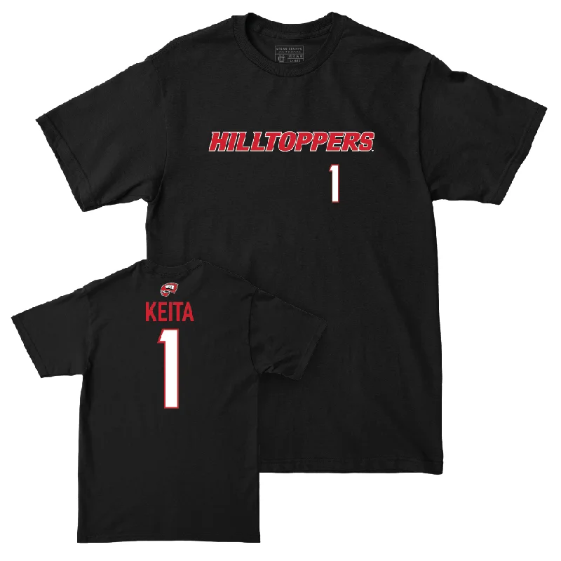 Men's basketball T-shirt fast-dry package -WKU Men's Basketball Black Hilltoppers Tee   - Blaise Keita