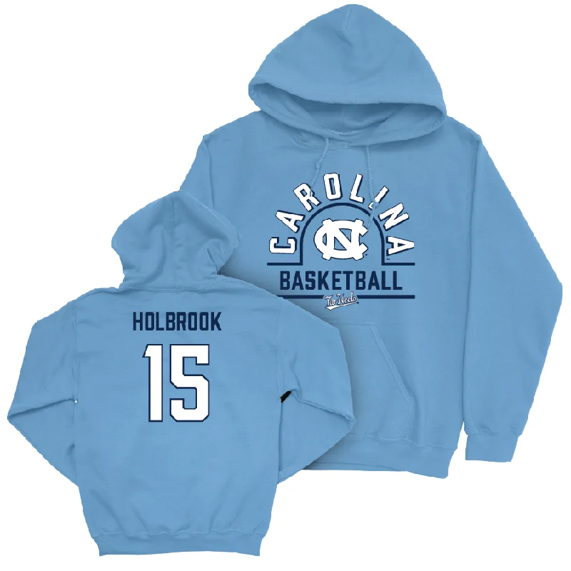 Men's hoodies anti-static -UNC Men's Basketball Carolina Blue Classic Hoodie  - John Holbrook