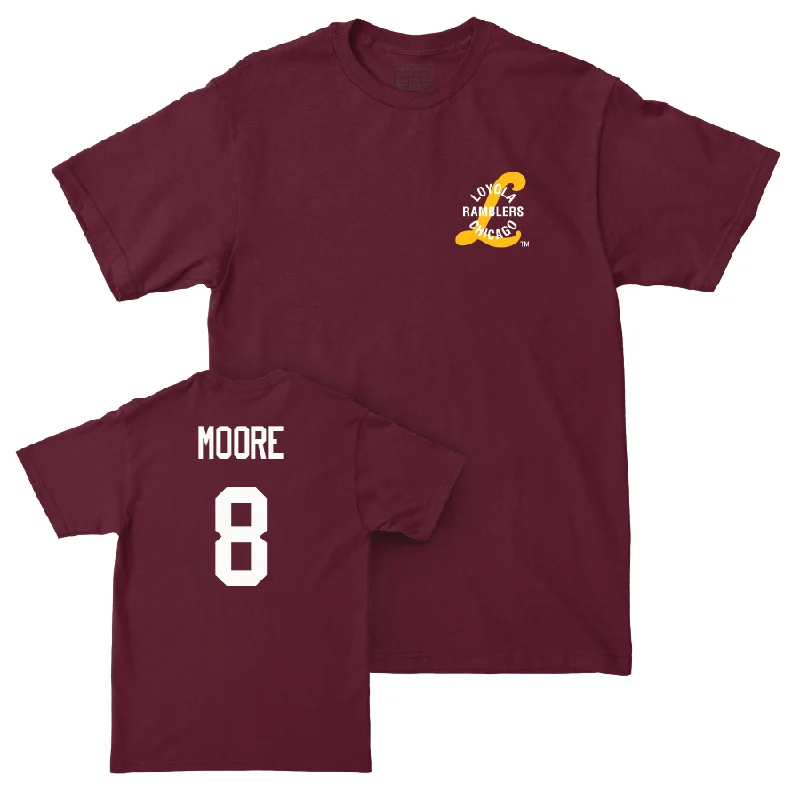 Men's basketball T-shirt quality collection -Maroon Men's Basketball LUC Tee  - Justin Moore