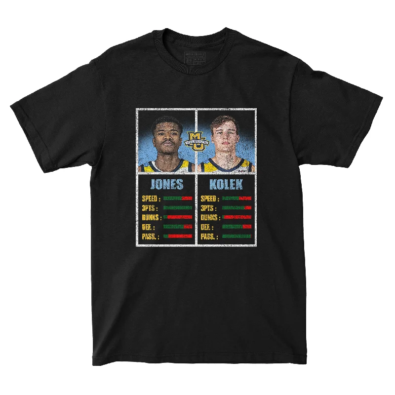 Men's basketball T-shirt everyday wear -EXCLUSIVE RELEASE: Tyler Kolek x Kam Jones Stats Tee