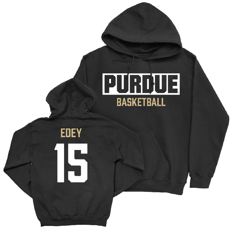 Men's hoodies team -Men's Basketball Black Staple Hoodie - Zach Edey | #15