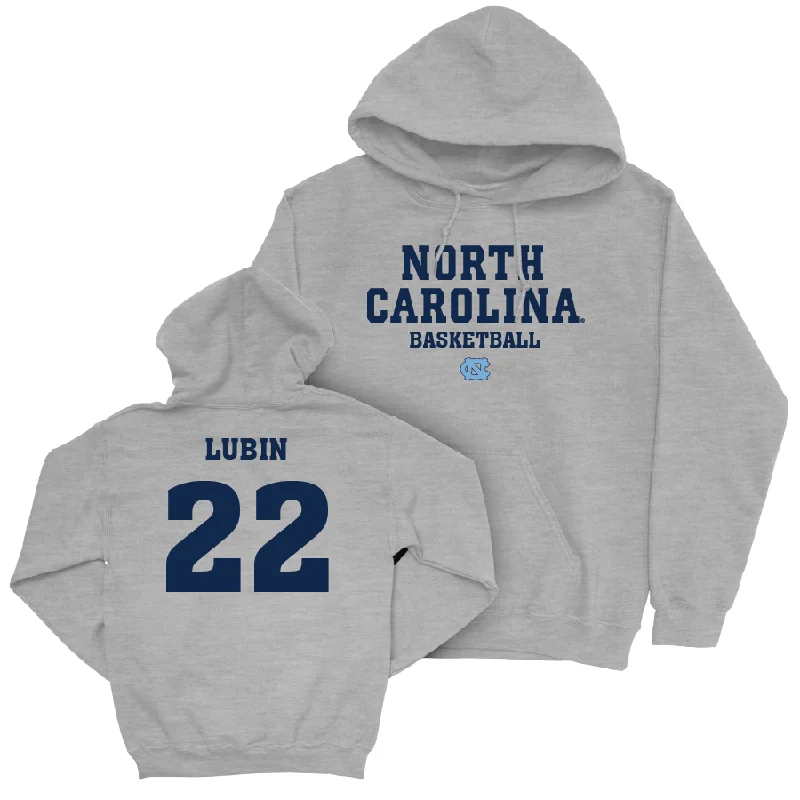 Men's hoodies breathable-comfort -UNC Men's Basketball Sport Grey Staple Hoodie  - Ven-Allen Lubin