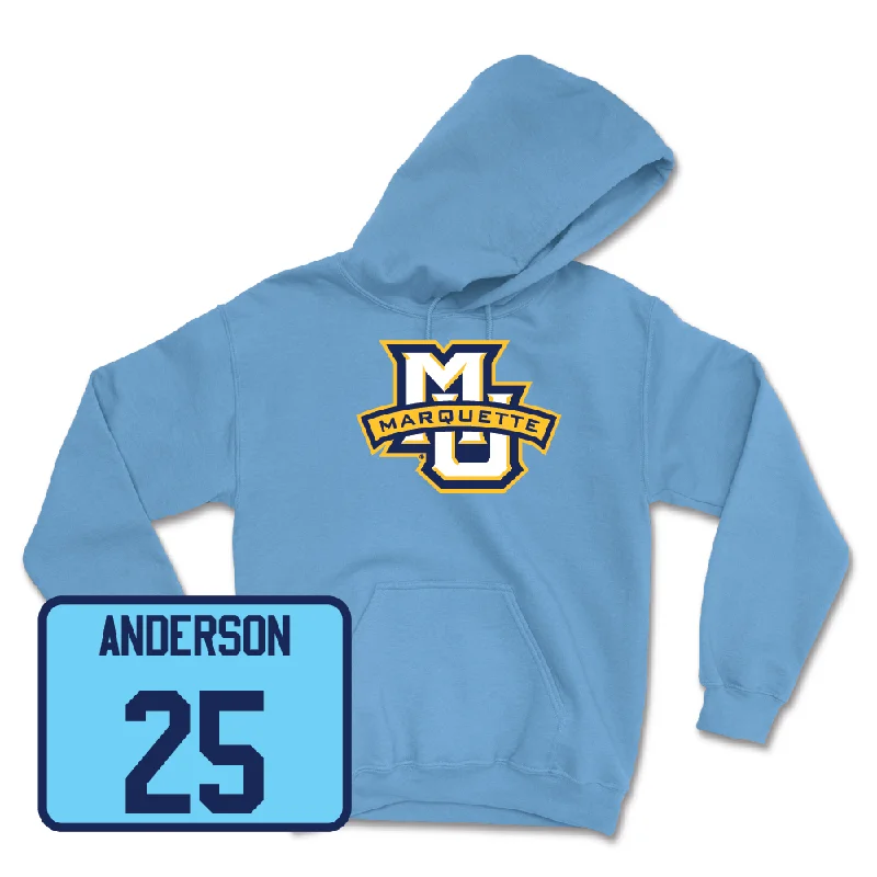 Men's hoodies durable-performance -Championship Blue Men's Basketball Marquette Hoodie  - Jack Anderson