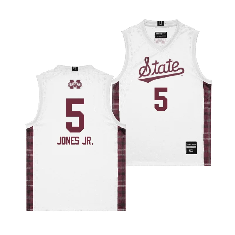 Men's basketball uniform affordable collection -EXCLUSIVE: Mississippi State Winter Edition Basketball Jersey - Shawn Jones Jr.