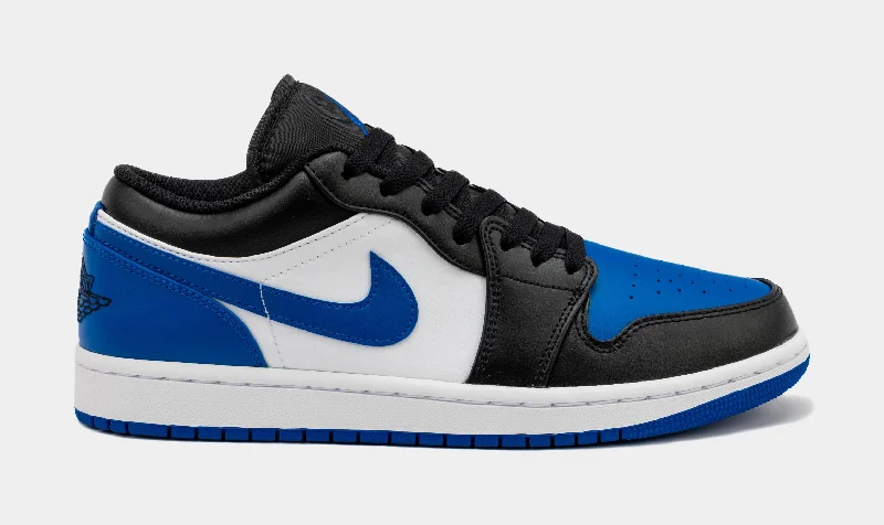 Basketball shoes breathable-team -Air Jordan 1 Retro Low Royal Toe Mens Lifestyle Shoes (Black/White/Royal Blue)