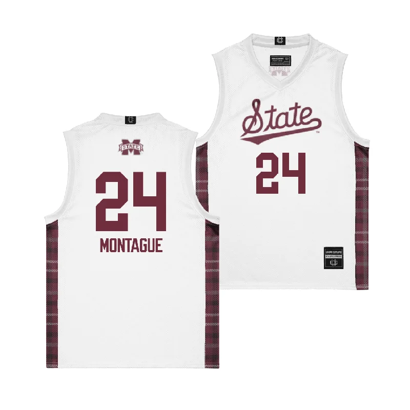 Men's basketball uniform performance kit -EXCLUSIVE: Mississippi State Winter Edition Basketball Jersey - Quanirah Montague