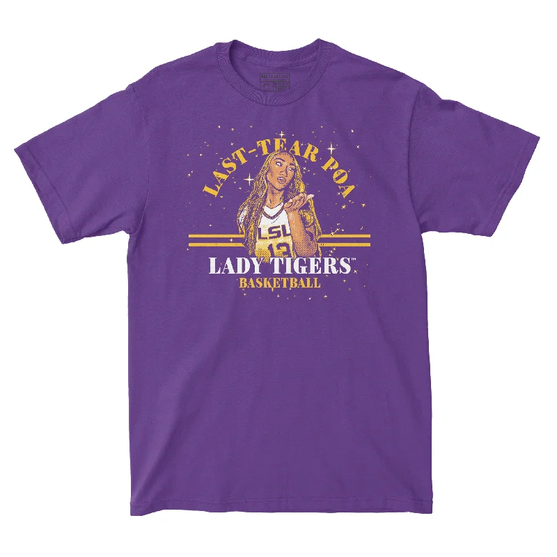 Men's basketball T-shirt graphic print -EXCLUSIVE RELEASE - Last-Tear Poa - Classics Collection Purple Tee