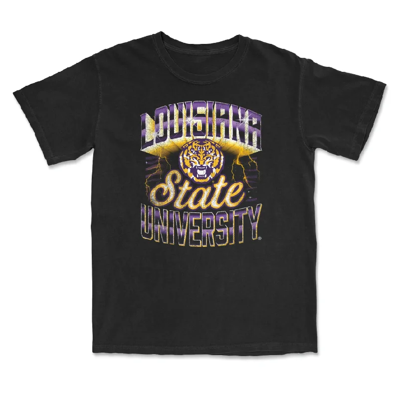 Men's basketball T-shirt practice top -Men's Basketball Black Streetwear Tee - Adam Benhayoune