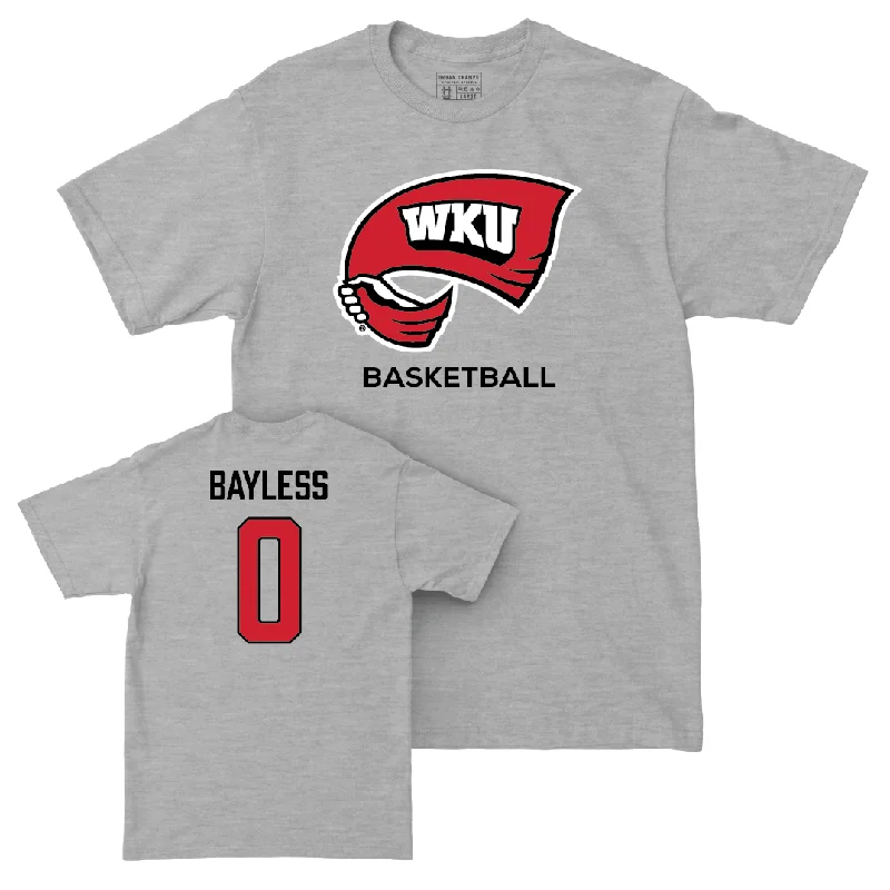 Men's basketball T-shirt player offer -WKU Men's Basketball Sport Grey Classic Tee  - Braxton Bayless