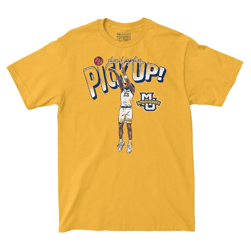 Men's basketball T-shirt drill wear -EXCLUSIVE RELEASE: David Joplin Illustrated Gold Tee