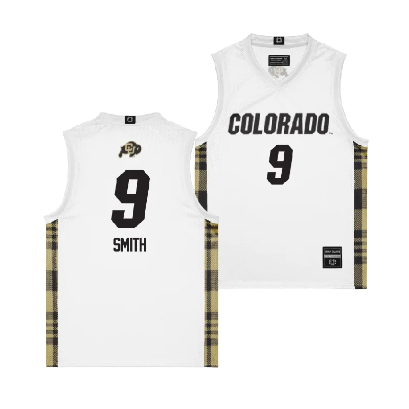 Men's basketball uniform durable jersey -EXCLUSIVE: Colorado Winter Edition Basketball Jersey - Sara-Rose Smith | #9