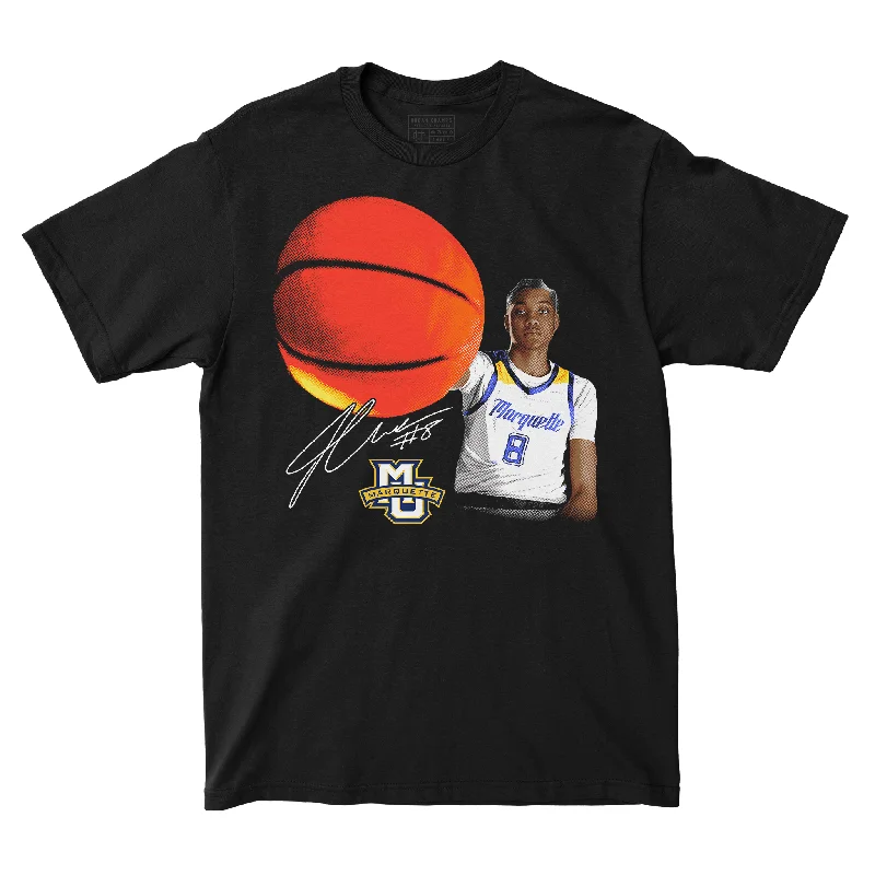 Men's basketball T-shirt limited collection -EXCLUSIVE RELEASE: Josh Clark Portrait Black Tee