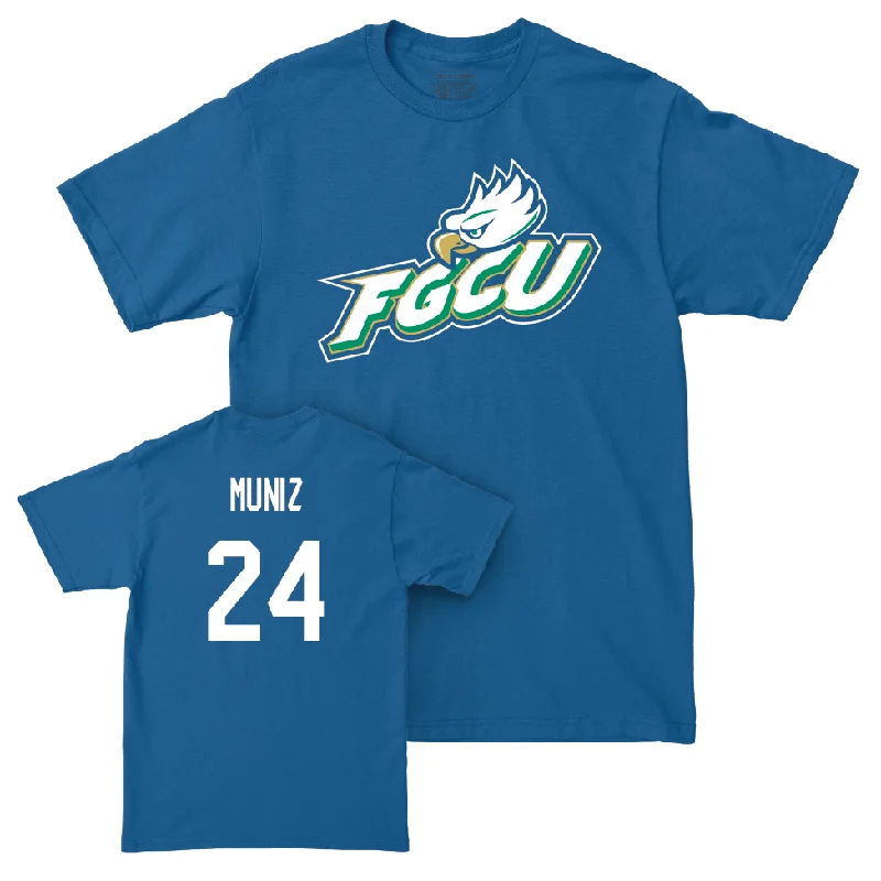 Men's basketball T-shirt team offer -Blue Men's Basketball FGCU Tee - Jevin Muniz