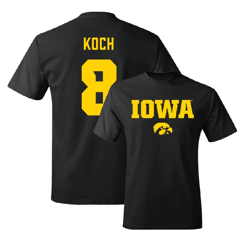 Men's basketball T-shirt exclusive drop -Men's Basketball Black Classic Tee  - Cooper Koch