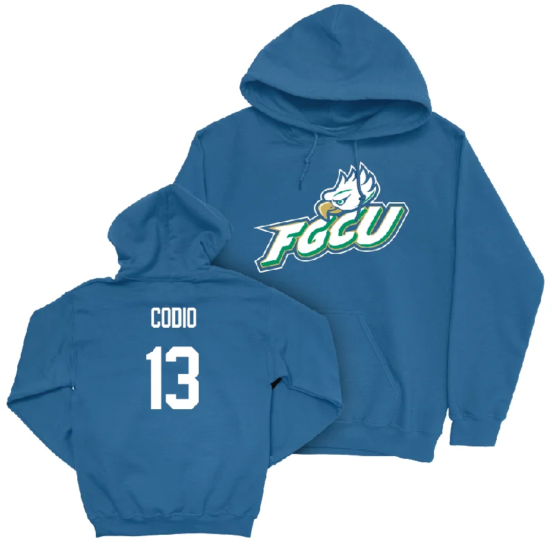 Men's hoodies moisture-fit -Blue Men's Basketball FGCU Hoodie - Cameron Codio