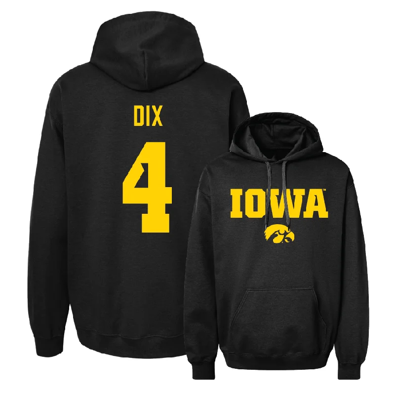 Men's hoodies athletic-cut -Men's Basketball Black Classic Hoodie - Josh Dix