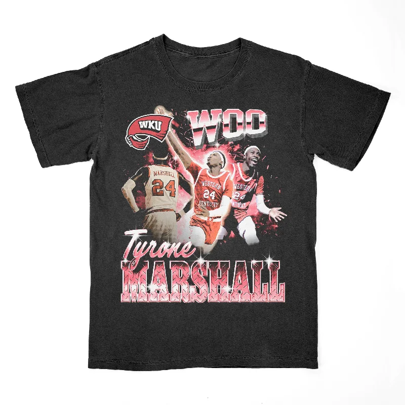 Men's basketball T-shirt light ensemble -EXCLUSIVE RELEASE: Tyrone Marshall 90s Black Tee