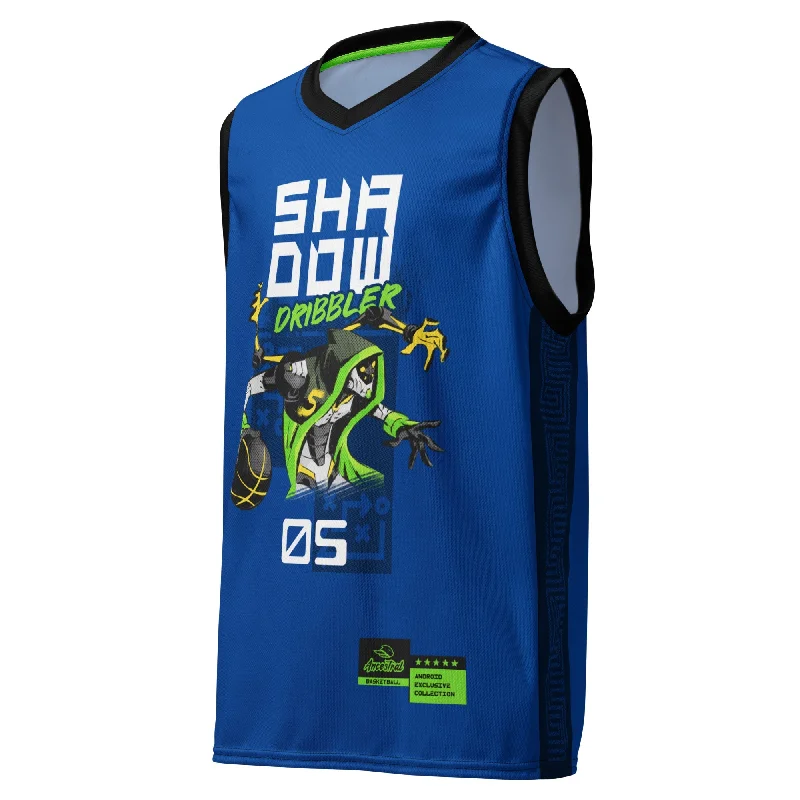 Men's basketball uniform size selection -Shadow Dribbler-4.1 Basketball Unisex Jersey