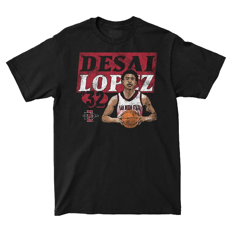 Men's basketball T-shirt quality deal -EXCLUSIVE RELEASE: Desai Lopez in Black